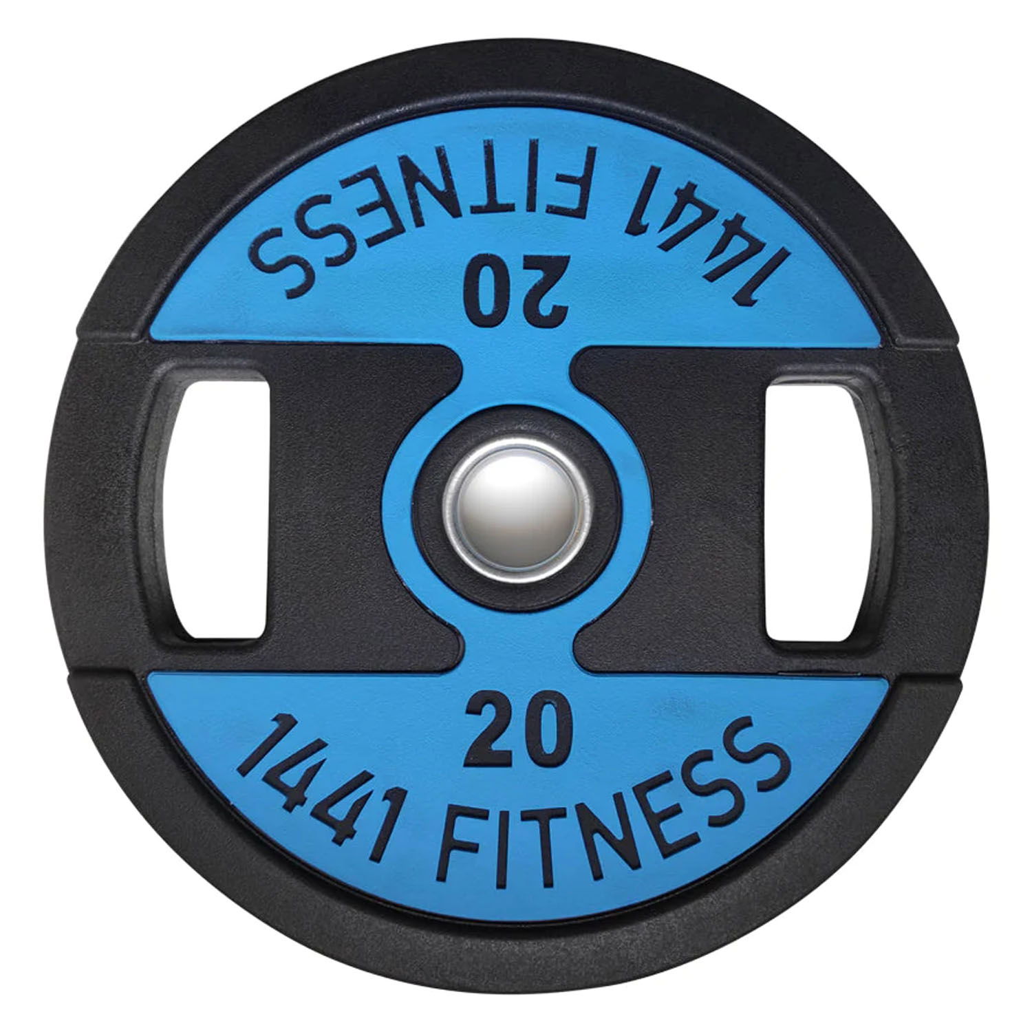 1441 Fitness Dual Grip Premium Olympic PU Rubber Plates-(Single) With 1 Year Warranty - 2.5 Kg
