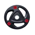 1441 Fitness Tri-Grip Olympic Rubber Plates-(Single) - 10 Kg