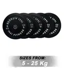 1441 Fitness Rubber Olympic Bumper Plates - 15 Kg