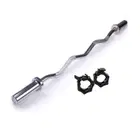 1441 Fitness Olympic Ez Curl Ba - 4 Ft / 7 Kg