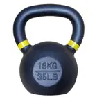 1441 Fitness Powder Coated Cast Iron KettleBell - 16  Kg