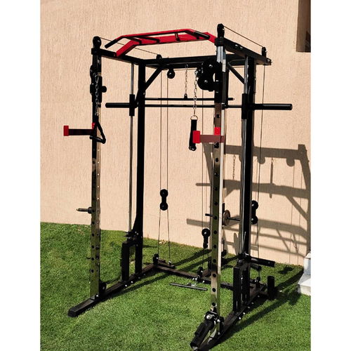 1441 Fitness Heavy Duty Smith Machine With Cable Crossover & Squat Rack - J009