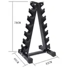 1441 Fitness Vertical Dumbbell Rack - 6 Pairs
