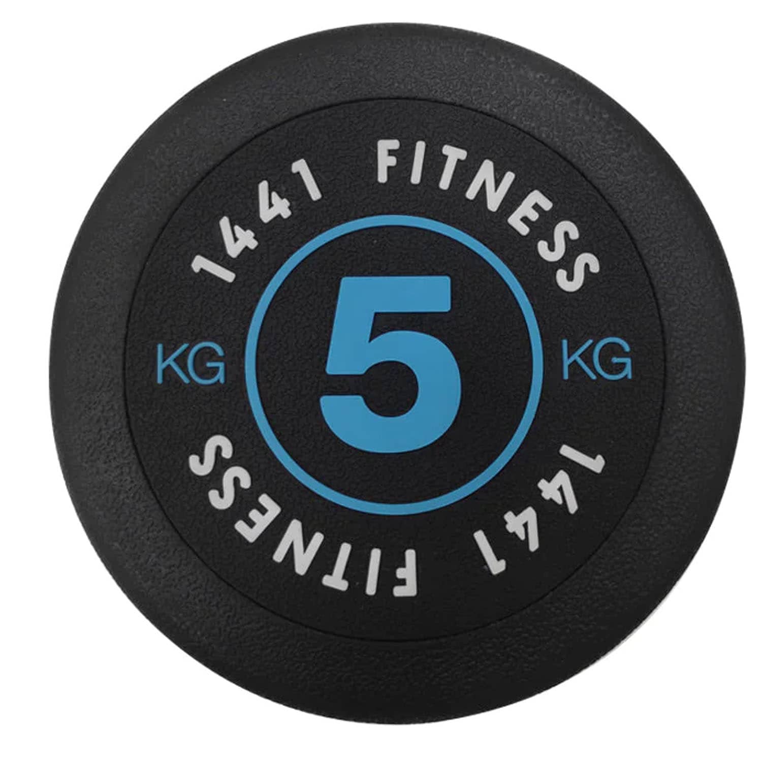 1441 Fitness Premium Round Dumbbell Set 2.5 Kg - 20 Kg (8 Pairs) Blue With 3 Tier Rack