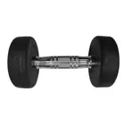 1441 Fitness Premium Round Dumbbell Set 2.5 Kg - 20 Kg (8 Pairs) Blue With 3 Tier Rack