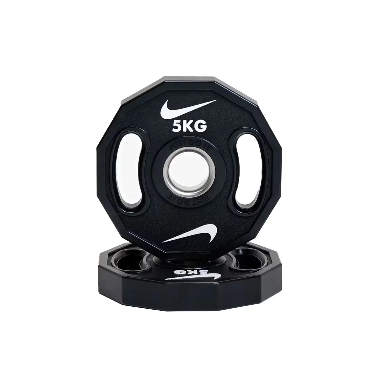 Nike Strength Elite Pro Urethane Bumper Plates - Single | Black/White - 5 Kg