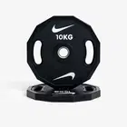 Nike Strength Elite Pro Urethane Bumper Plates - Single | Black/White - 10 Kg