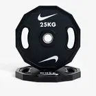 Nike Strength Elite Pro Urethane Bumper Plates - Single | Black/White - 25 Kg