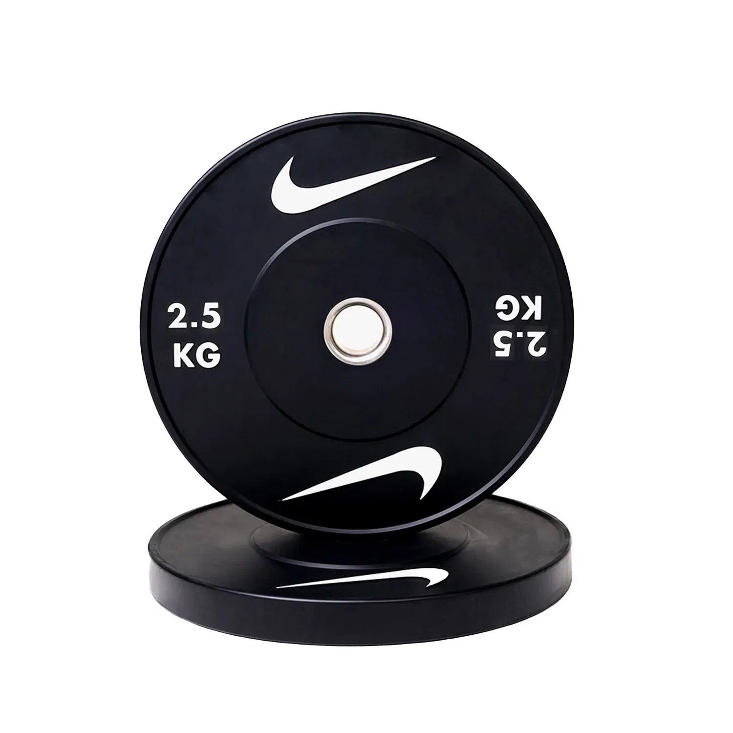 Nike Strength Premium Urethane Weight Plates - Single | Black/White - 2.5 Kg