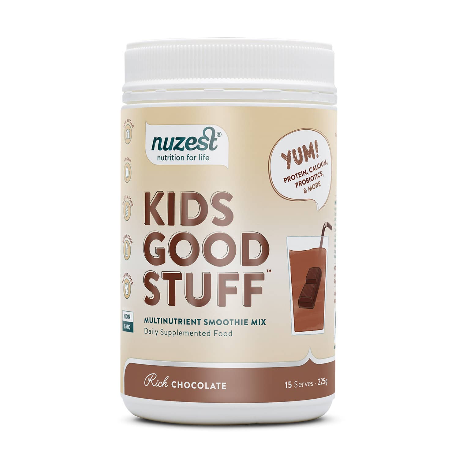 نوزست الاطفال الاشياء الجيدة - Rich Chocolate - 225 gram