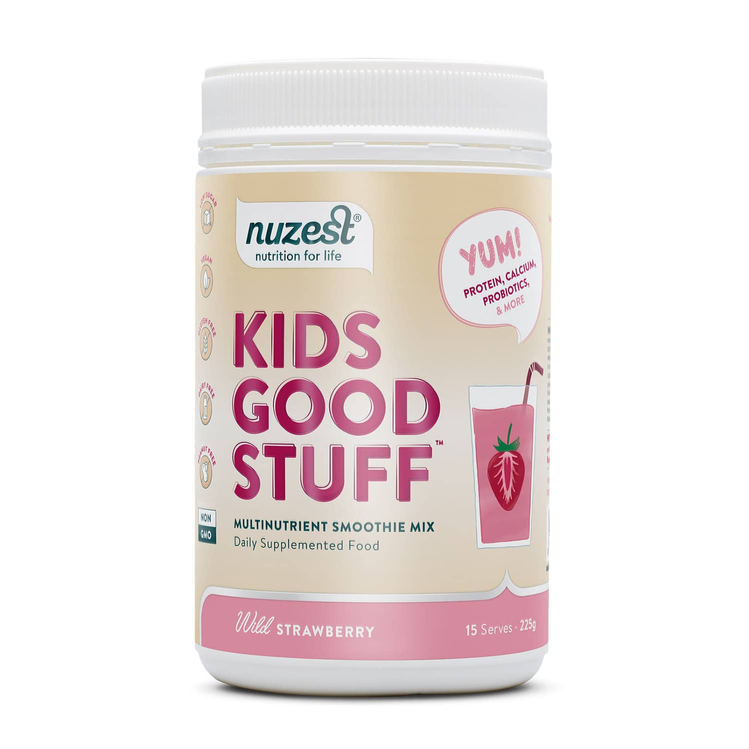 نوزست الاطفال الاشياء الجيدة - Wild Strawberry - 225 gram