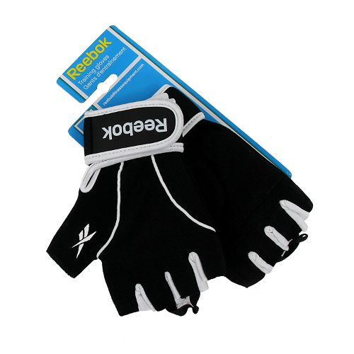 Reebok Fitness Training Gloves-Black | White-M