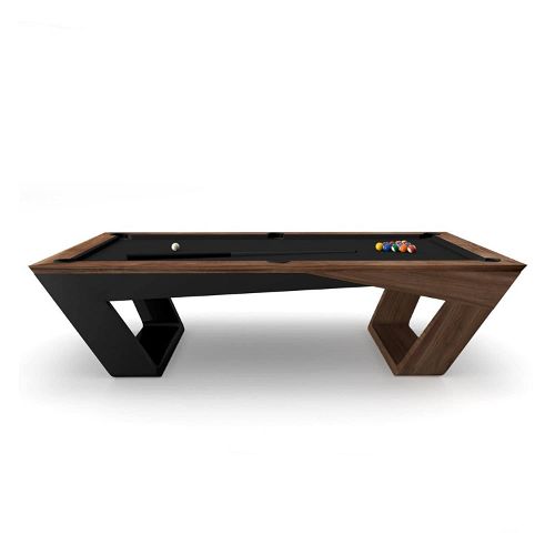 Rais D2 8ft Sleek Luxury Pool Table / Drop Pocket-Brown