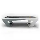 Rais D2 8ft Sleek Luxury Pool Table / Drop Pocket - White