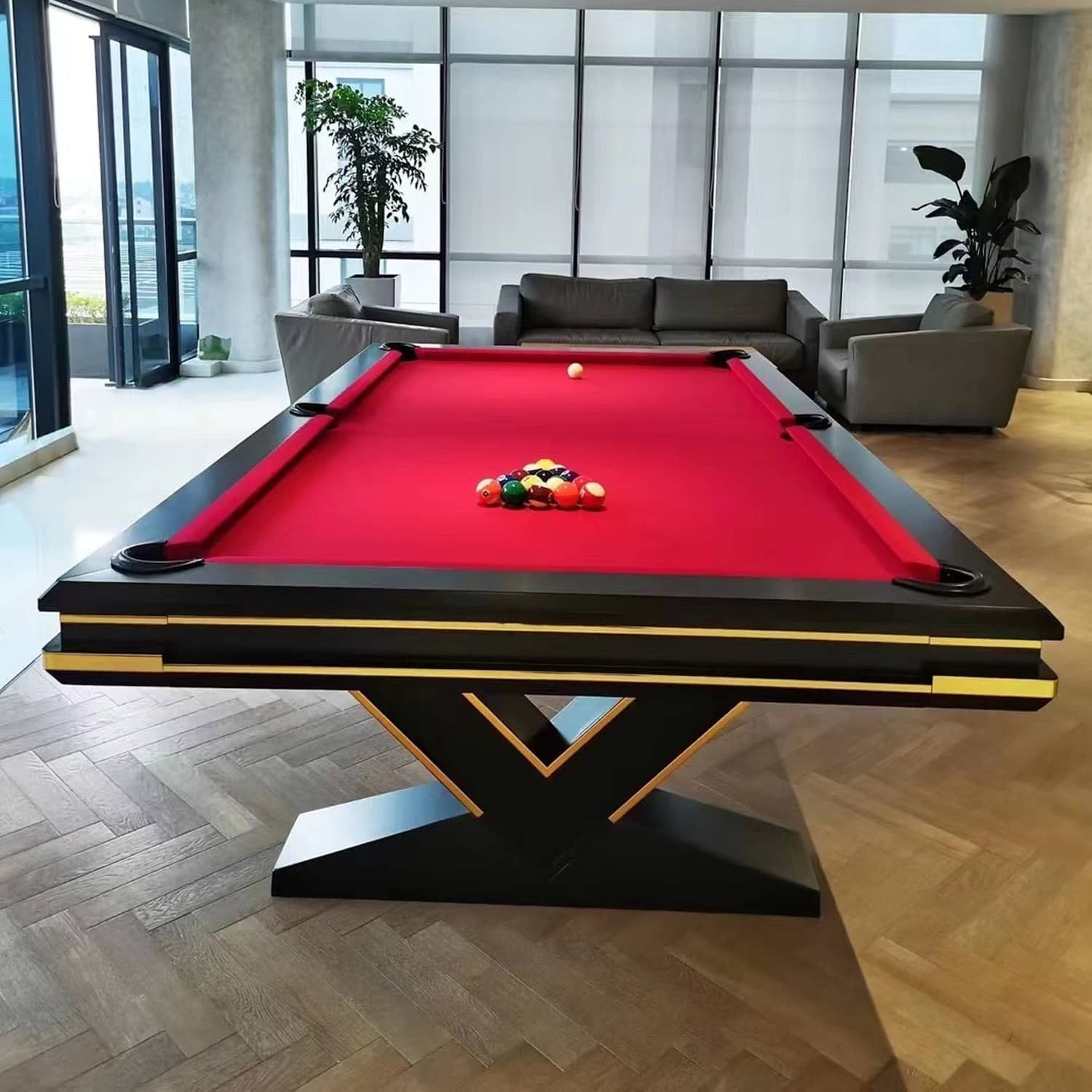 Rais Billiard Pool Table Complete Accessories 9 X 4.5 Feet Brown: Buy Online  at Best Price in UAE 