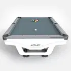 Riley England 8ft Ray Tournament American Pool Table – White/Bankers Grey