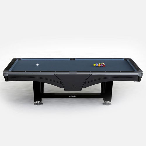 Riley England 9ft Ray Tournament American Pool Table – Black/Cadet Blue