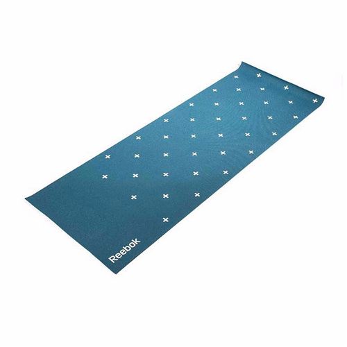 Reebok Fitness Yoga Mat 4MM With Carry Strap - Double Sided Print