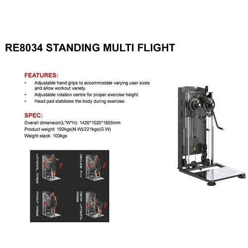 Insight Fitness Series Commercial Standing Multi Flight