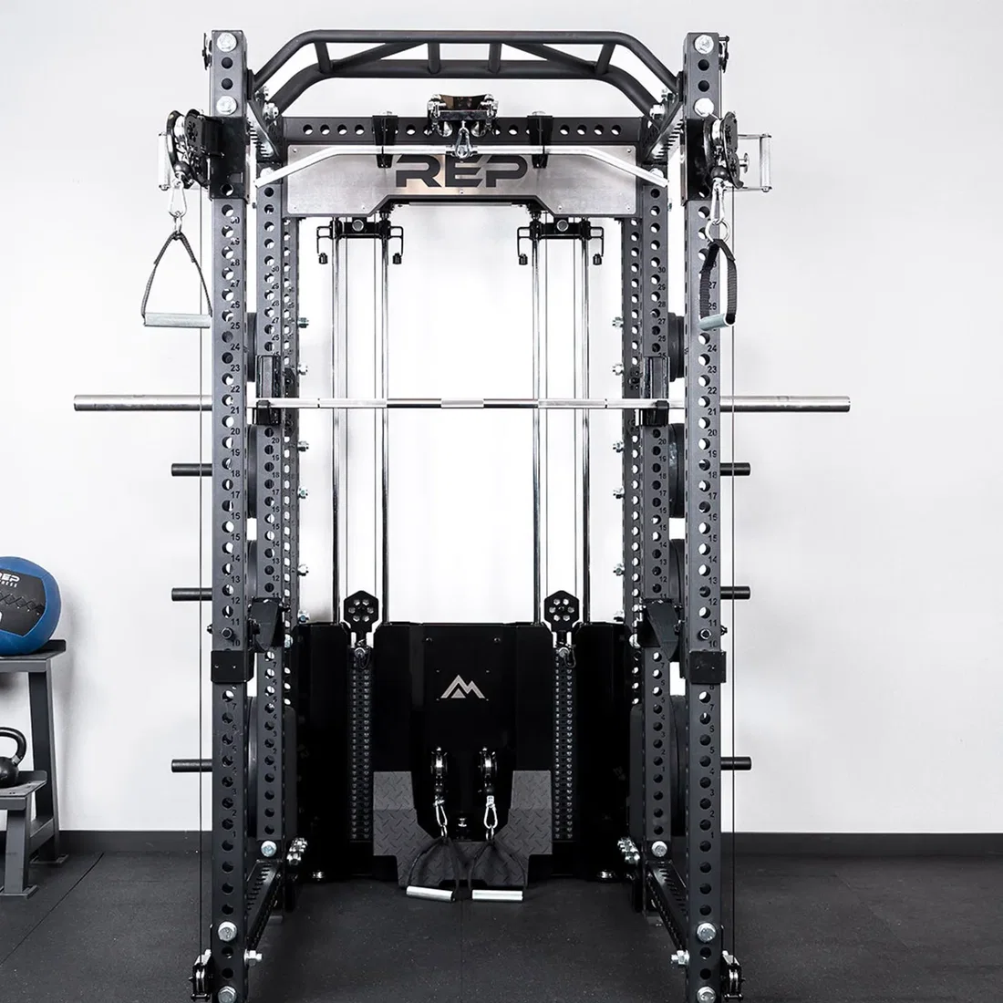 REP Fitness Ares 2.0 80 inch rack setup