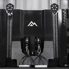 ريب فيتنس جهاز التدريب الوظيفي Ares 2.0 باللون الأسود المعدني | نظام PR-5000 بستة أعمدة – ارتفاع 80 بوصة