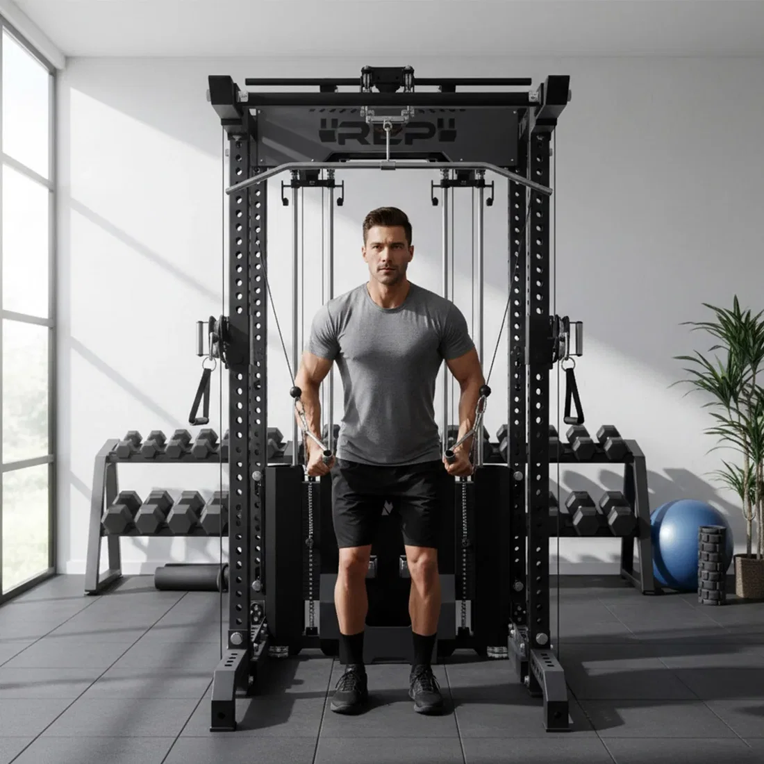 Athlete using REP Compact Ares 2.0