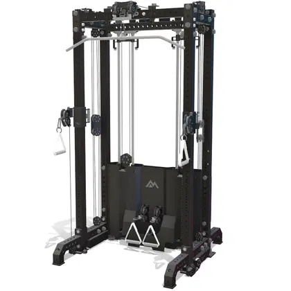 ريب فيتنس جهاز التدريب الوظيفي REP Fitness Compact Ares 2.0 | باللون الأسود المعدني | نظام بأربعة أعمدة