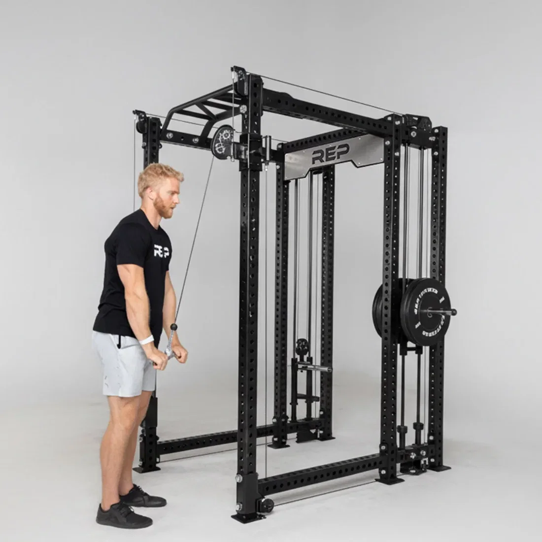 Athlete using REP Fitness Athena Functional Trainer