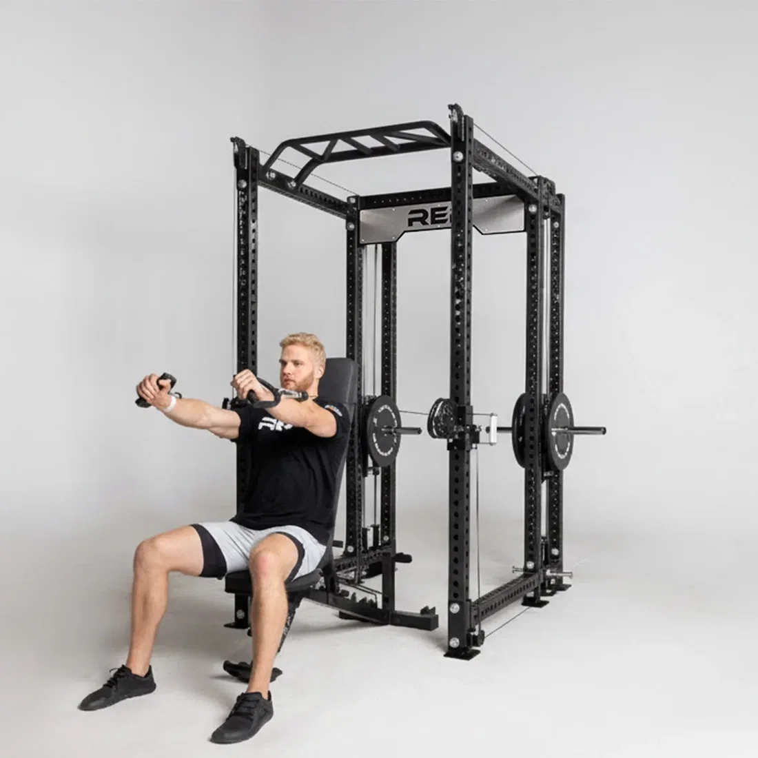 REP Fitness Athena rack strength training
