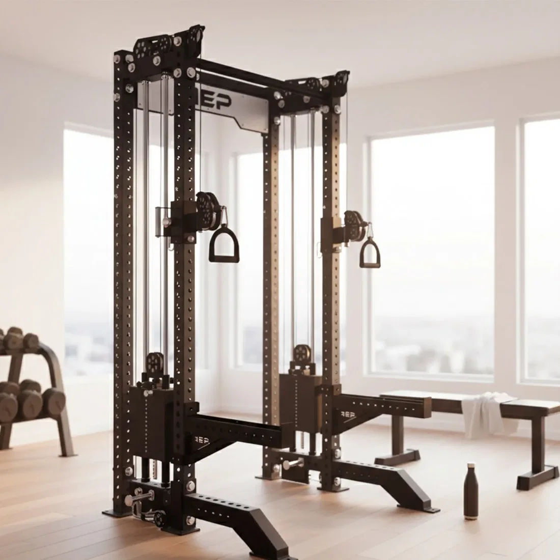 REP Fitness Compact Athena home gym setup