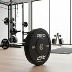 REP Fitness Fitness Black Bumper Plates - 5 KG