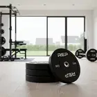REP Fitness Fitness Black Bumper Plates - 5 KG