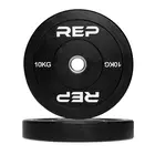 REP Fitness Fitness Black Bumper Plates - 10 KG