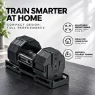 REP Fitness REP x PEPIN Fast Series Adjustable Dumbbells - Pair - 125 LB