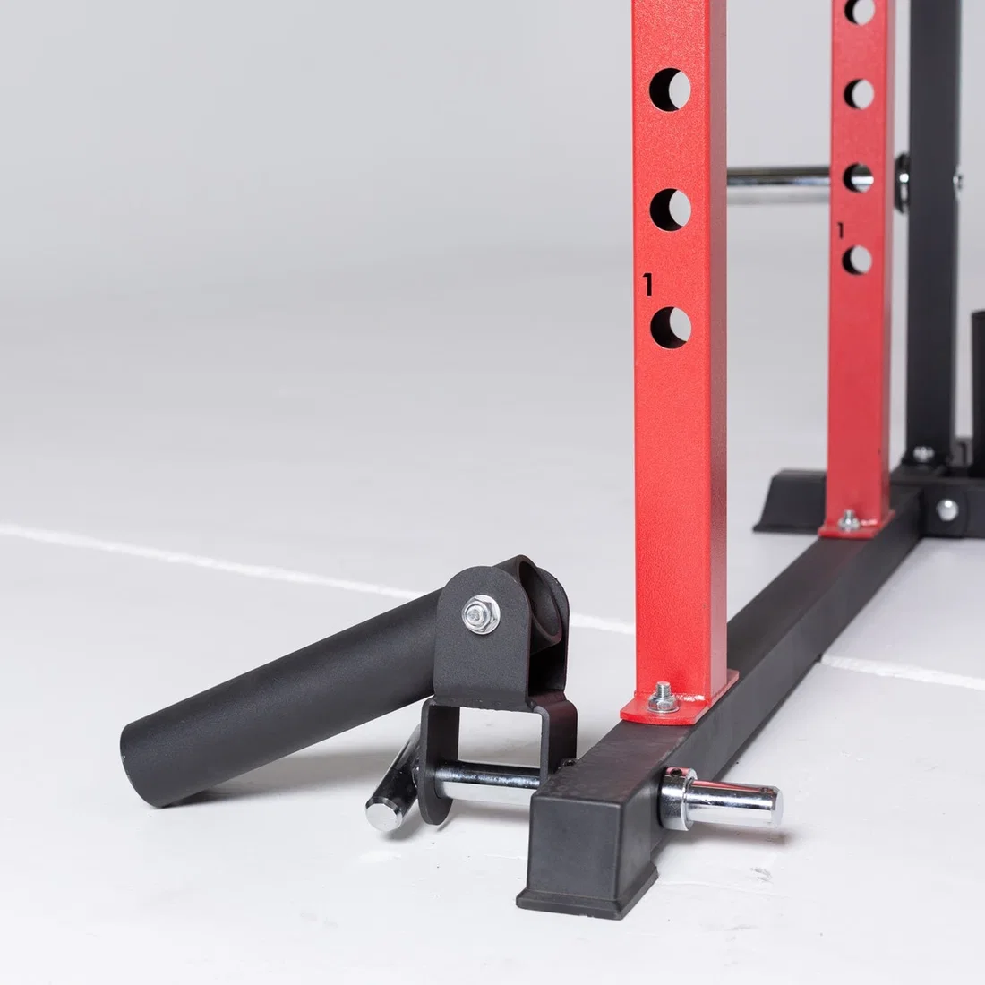 REP Fitness Landmine Attachment installed on power rack
