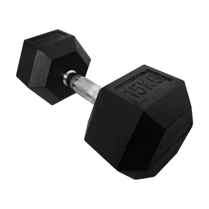 فورس USA زوج من الدمبل المطاطية السداسية - 20 Kg