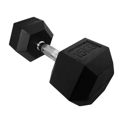 فورس USA زوج من الدمبل المطاطية السداسية - 35 Kg