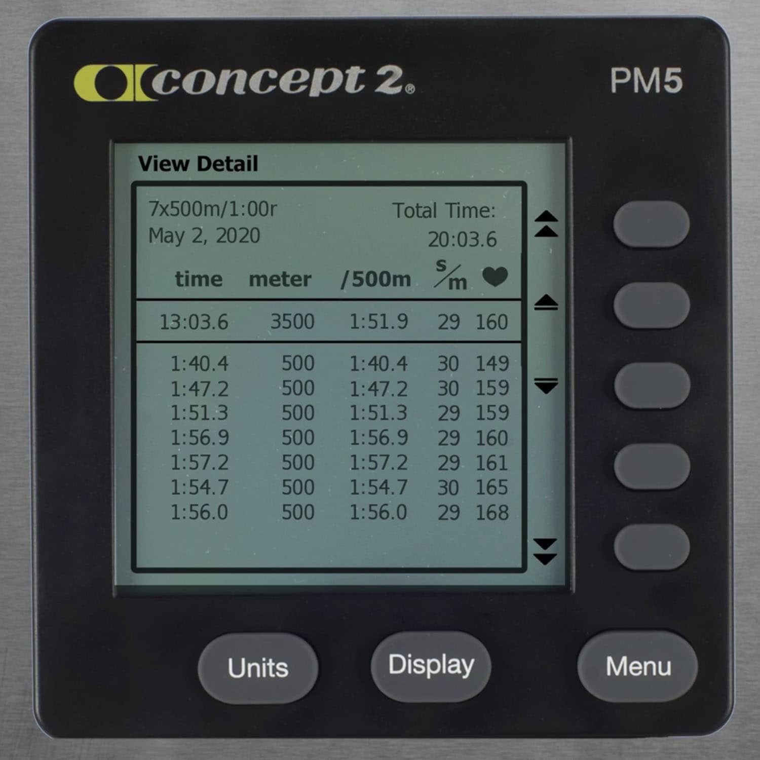 Buy Concept 2 Rowerg Indoor Rowing Machine With PM5 Console Buy Online at best price in UAE-Fitness Power House