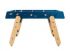 RS Barcelona Rs4 Home Foosball Table Indoor Steel Structure W/ Iroko Wood - Blue