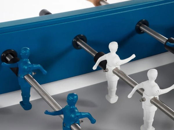 آر إس برشلونة طاولة كرة قدم منزلية Rs4 هيكل فولاذي داخلي مع خشب إيروكو - Blue