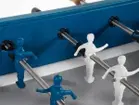 RS Barcelona Rs4 Home Foosball Table Indoor Steel Structure W/ Iroko Wood - Blue