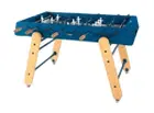 RS Barcelona Rs4 Home Foosball Table Indoor Steel Structure W/ Iroko Wood - Blue