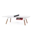 RS Barcelona You and Me Standard Pingpong Table - Indoor & Outdoor - White