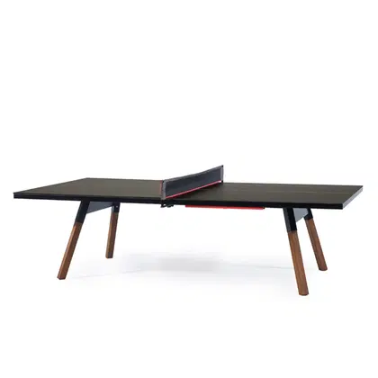 RS Barcelona You and Me Standard Pingpong Table - Indoor & Outdoor - Black