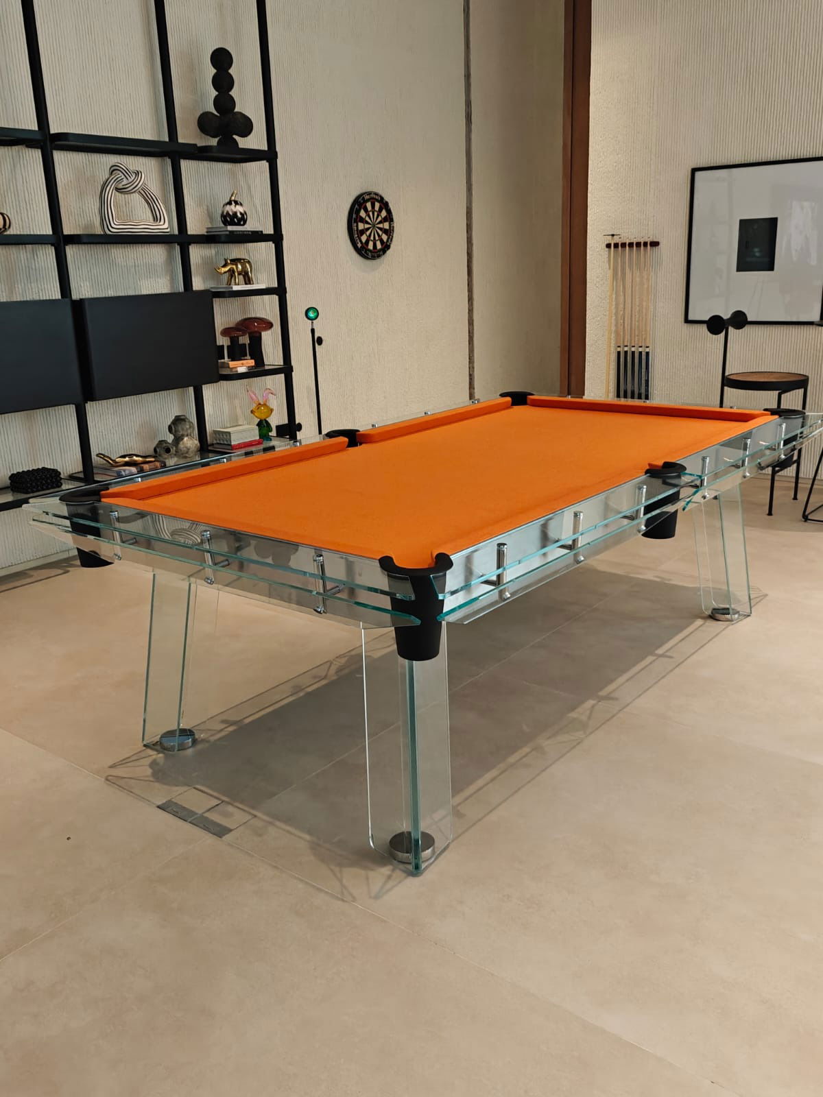 رايس طاولة بلياردو زجاجية من رايس أيرلندا بطول 8 أقدام - RS8GPT2