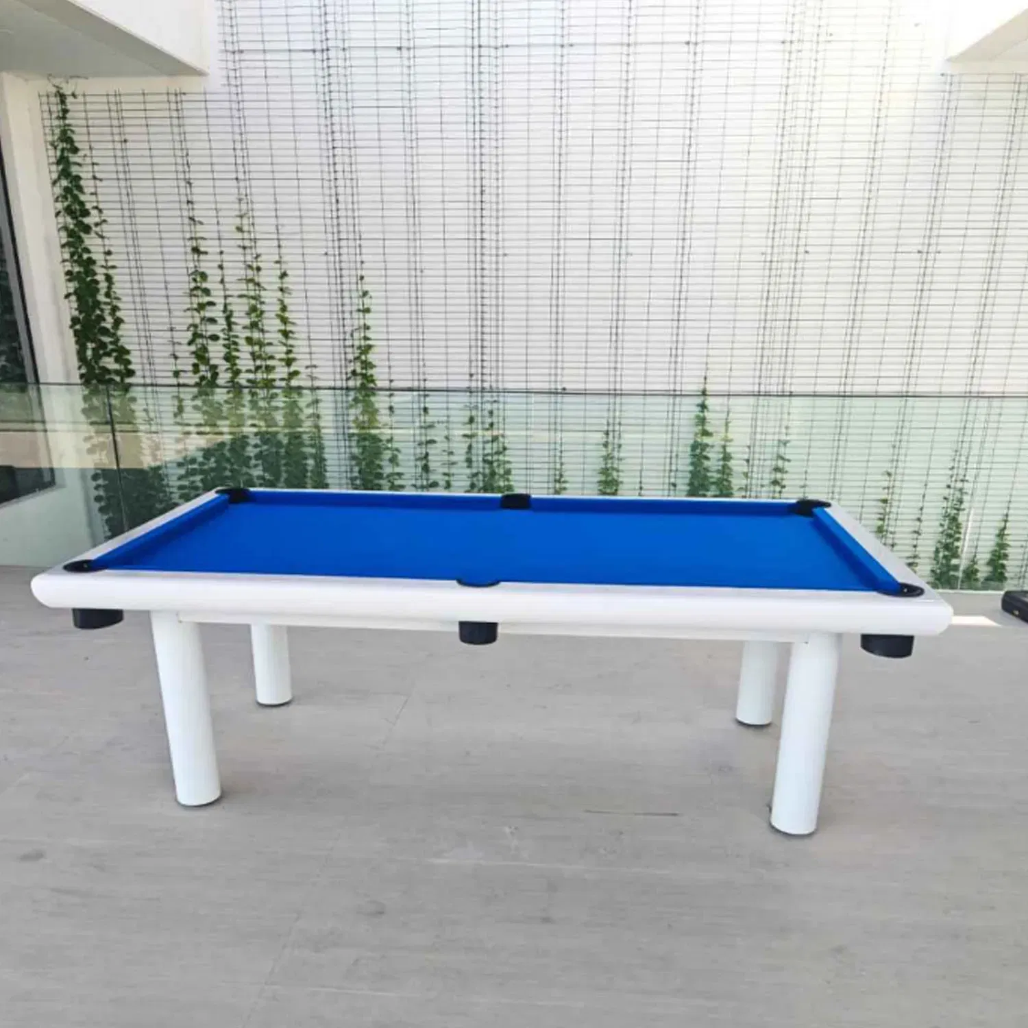 Rais  8 Feet Outdoor Pool Table - White 