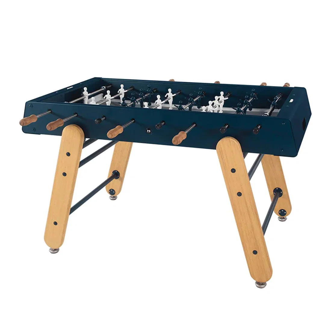 RS Barcelona RS4 Indoor and Outdoor Home Use Football Table - Navy Blue