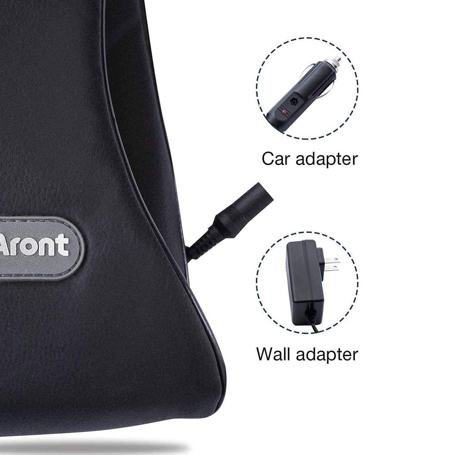 Aront Shiatsu Back Neck Massager Shoulder Massage Electric with Heat and Timing Function