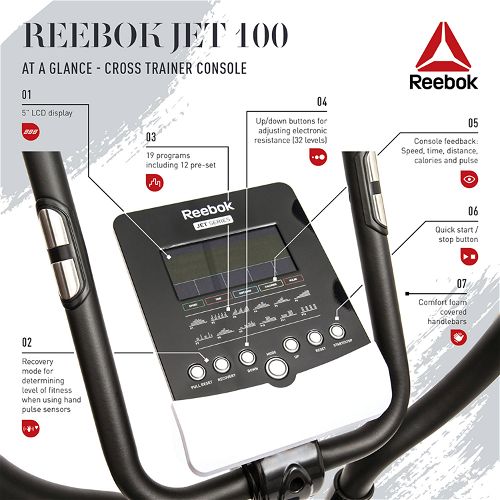 Reebok Fitness Jet 100 Series Elliptical Cross Trainer
