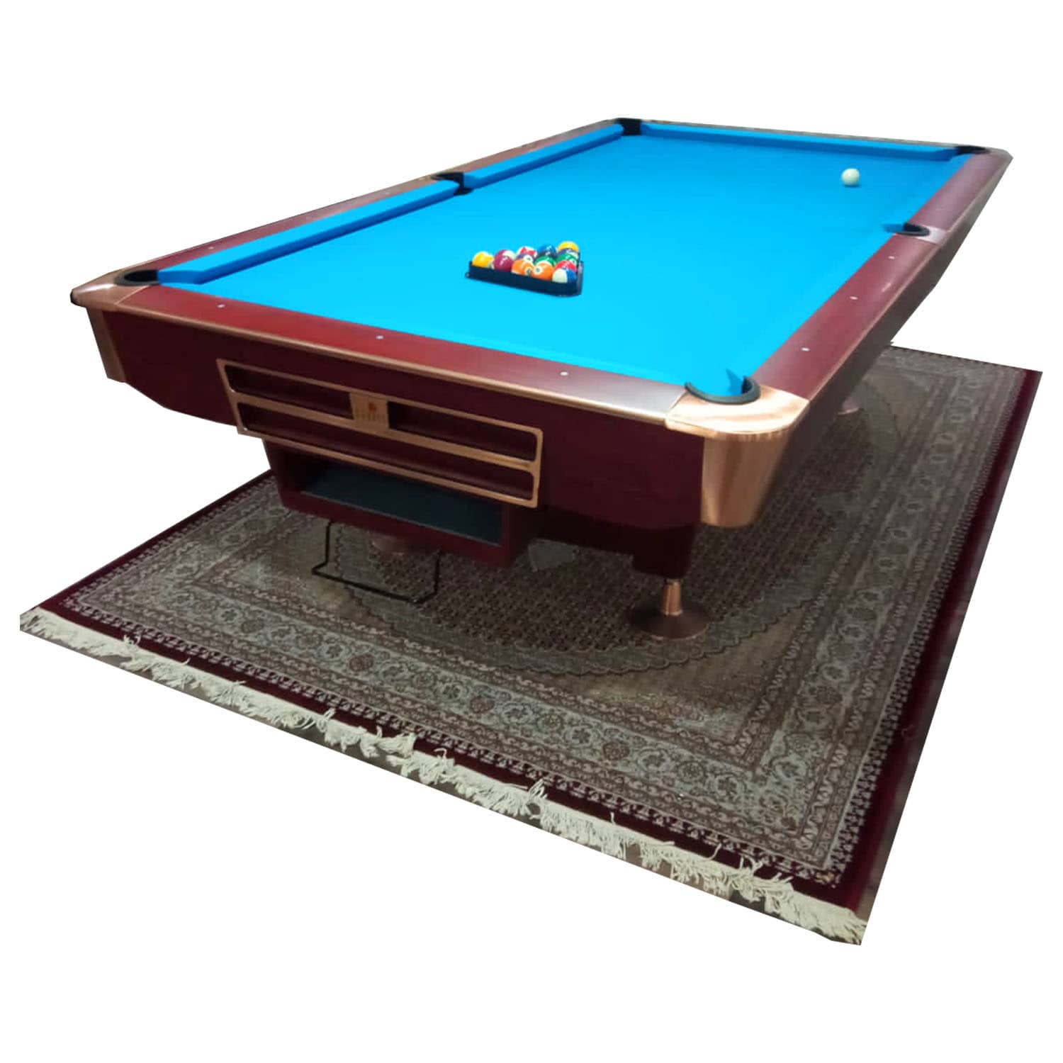 Rais Billiard Pool Table Complete Accessories 9 X 4.5 Feet Brown: Buy Online  at Best Price in UAE 